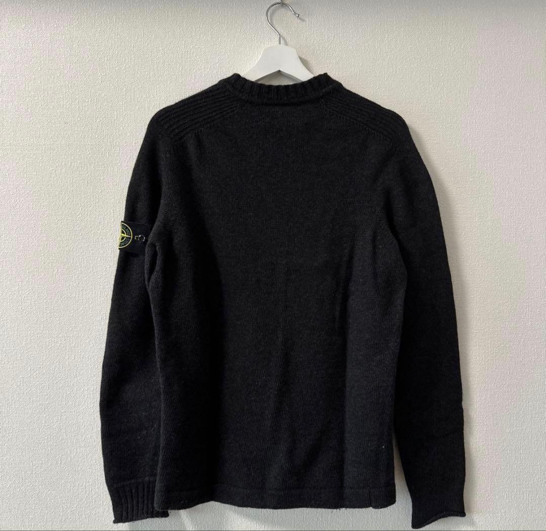 STONE  ラムウール クルーネック ニット セーター