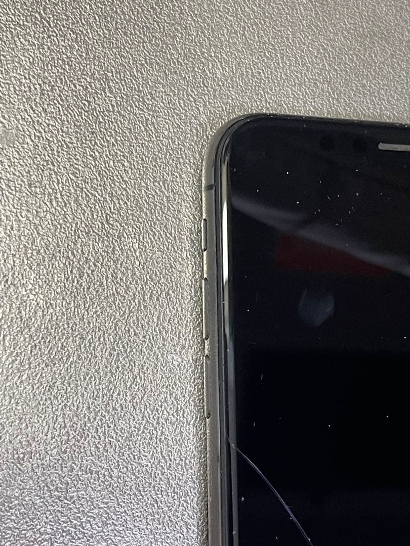 iPhone X256GB画面割れ背面割れバッテリー最大容量72% SIMフリー