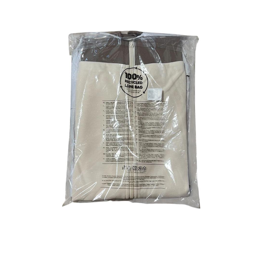 adidas アディダス 刺繍 トラックジャケット ジャージ ブラウンベージュ3