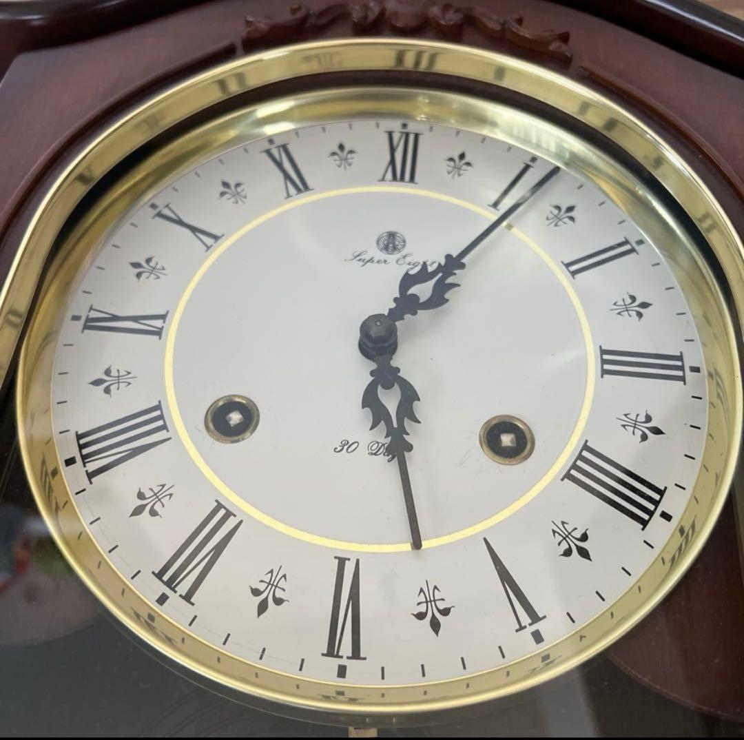 希少 昭和レトロ 柱時計 ゼンマイ式 ボンボン時計 ジャンク