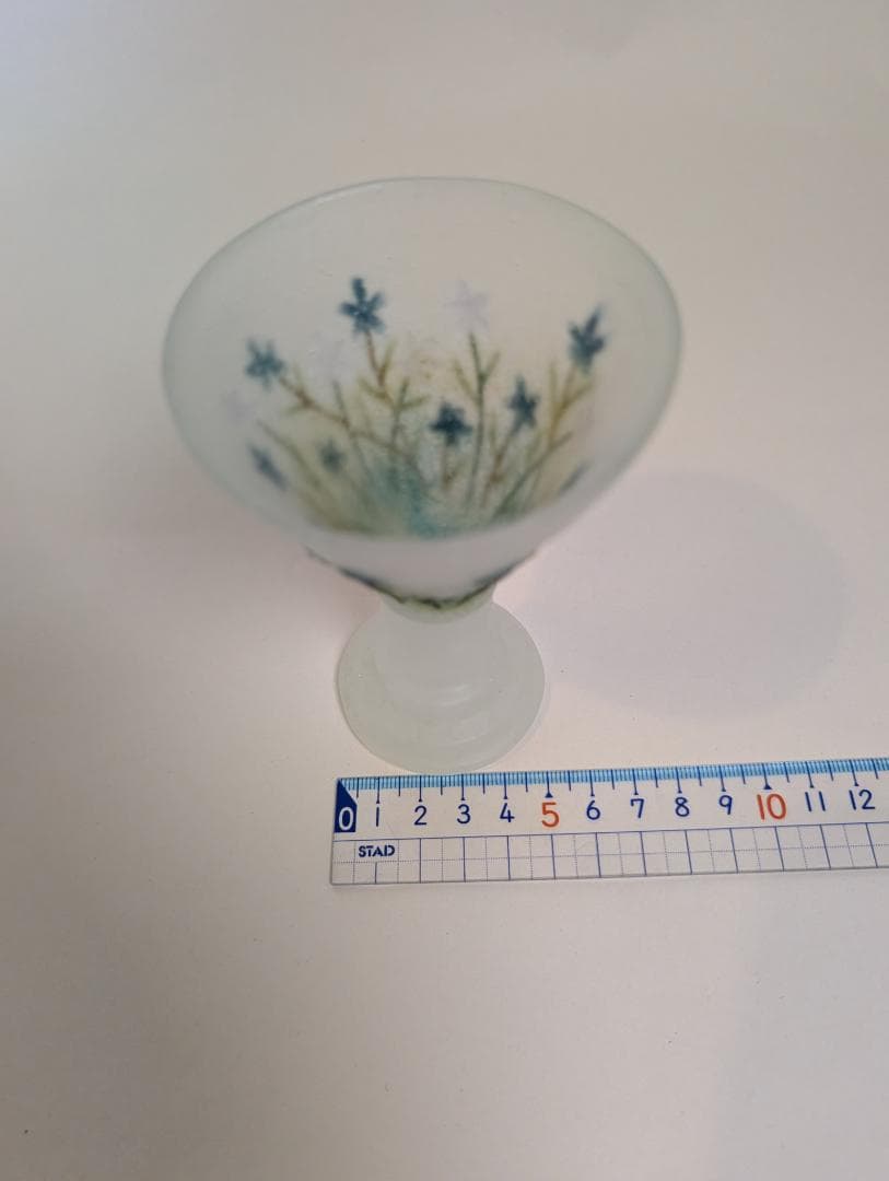 花柄グラス 飯塚亜裕子 パート・ド・ベール