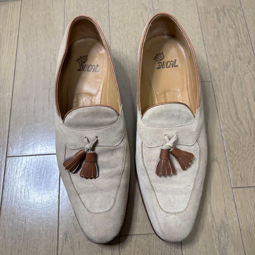 DUCAL（デュカル）　スエードタッセルローファー