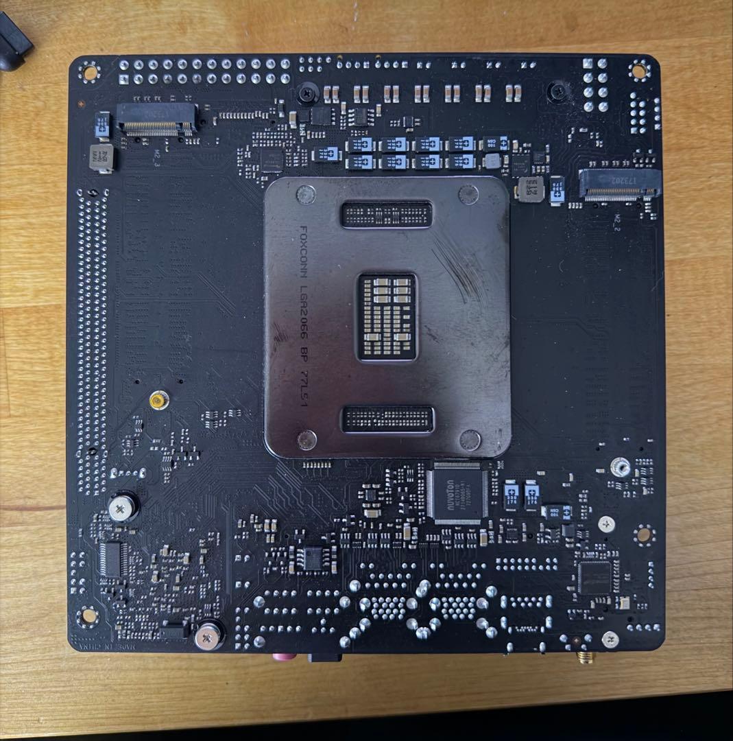 X299E-ITX/ac + Core i9 7980XE + 128GBメモリ