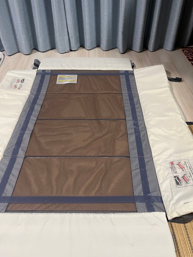 ApricaココネルエアープラスAB ベビーベッド グレー