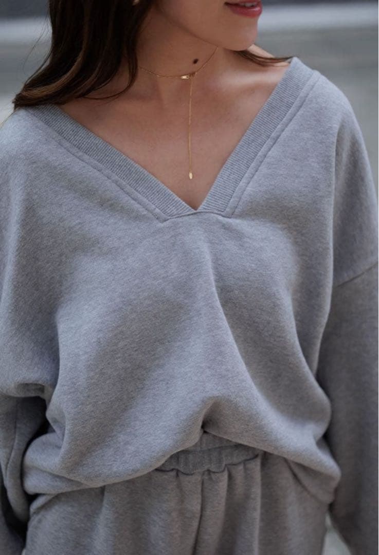 Pois ポワ　リラックススウェットトップス