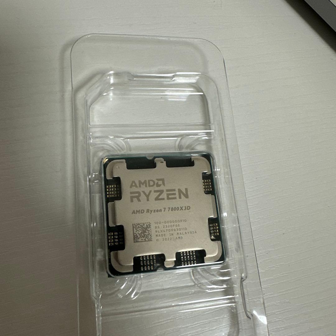 AMD Ryzen 7 7800X3D CPU 本体