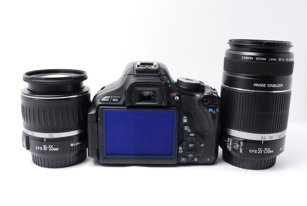 スマホ転送OK❤️Canon kiss X5❤️ダブルレンズセット一眼レフカメラ