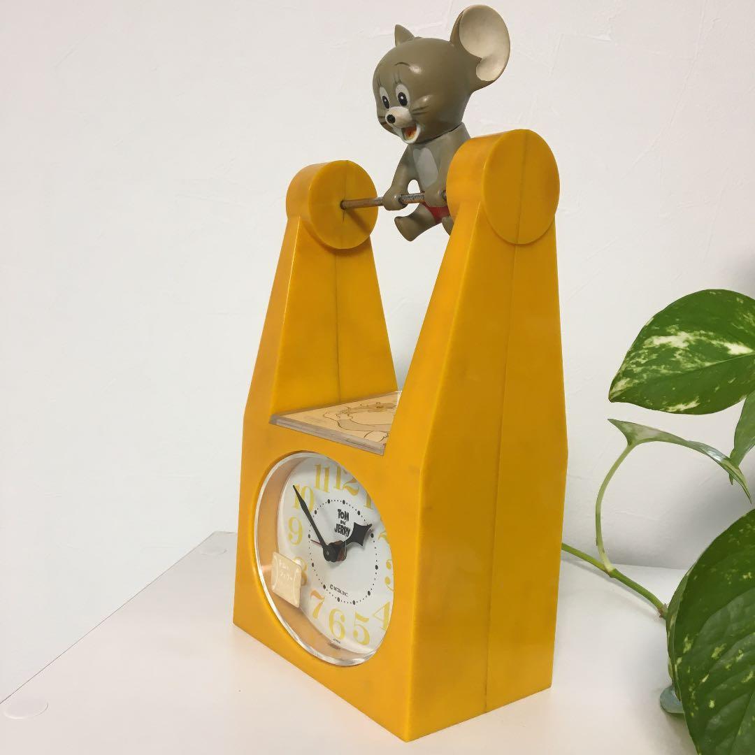 超希少　レトロ　TOM & JERRY   目覚まし時計　　　　　　　（手巻き）