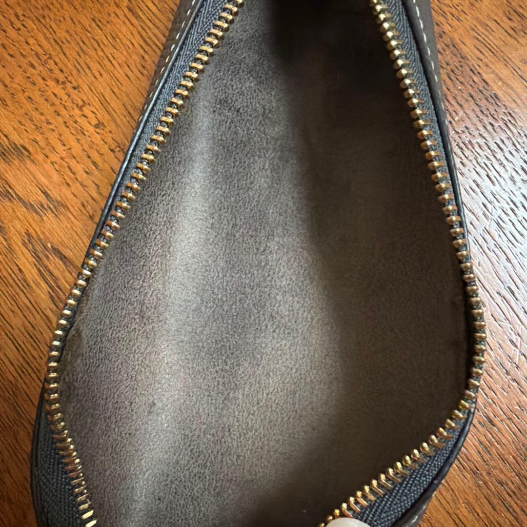 BONAVENTURA(ボナベンチュラ) ペンケース グレー レザー 筆箱