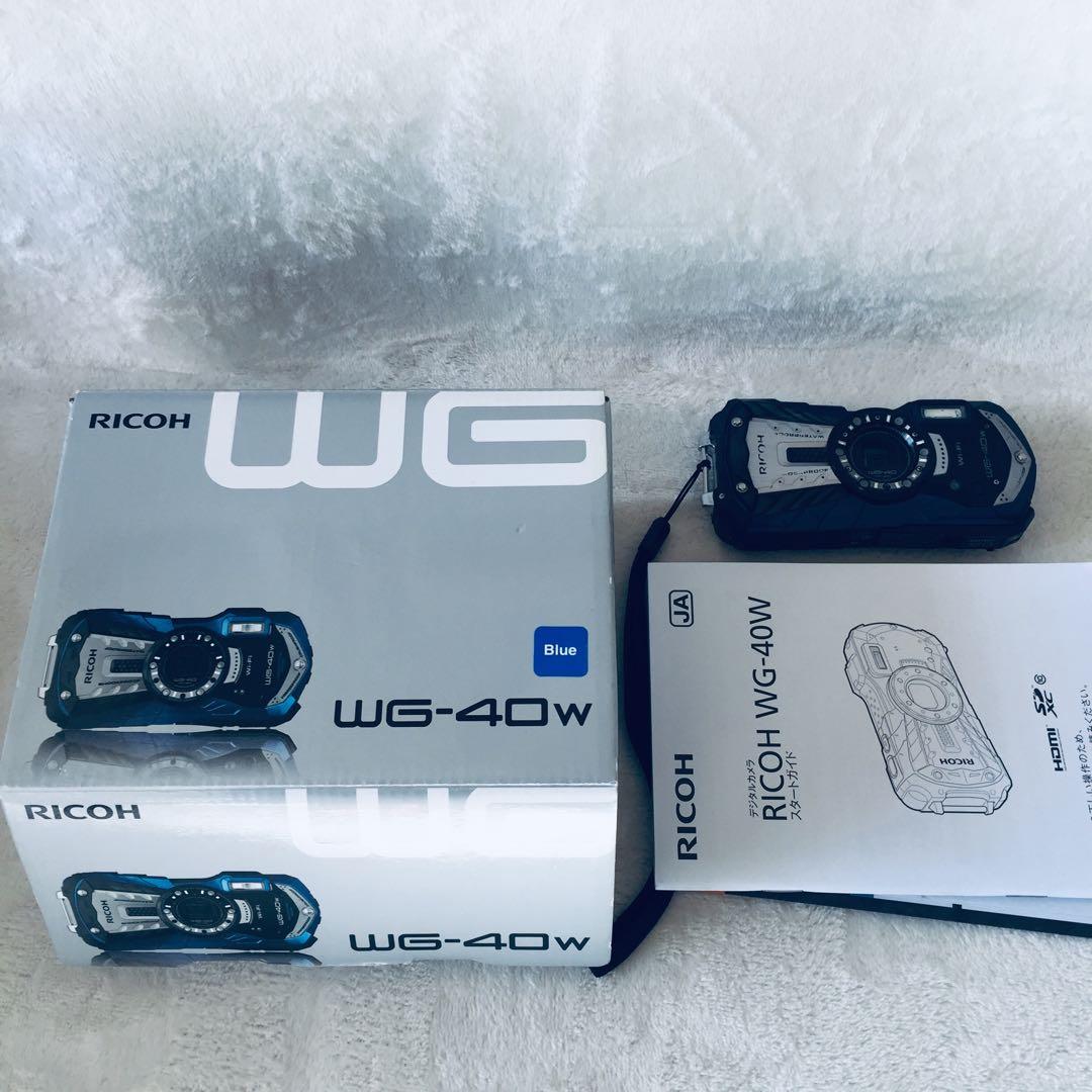 箱付 RICOH WG-40w 防水 防塵 耐衝撃 現場 タフカメラ Wi-Fi