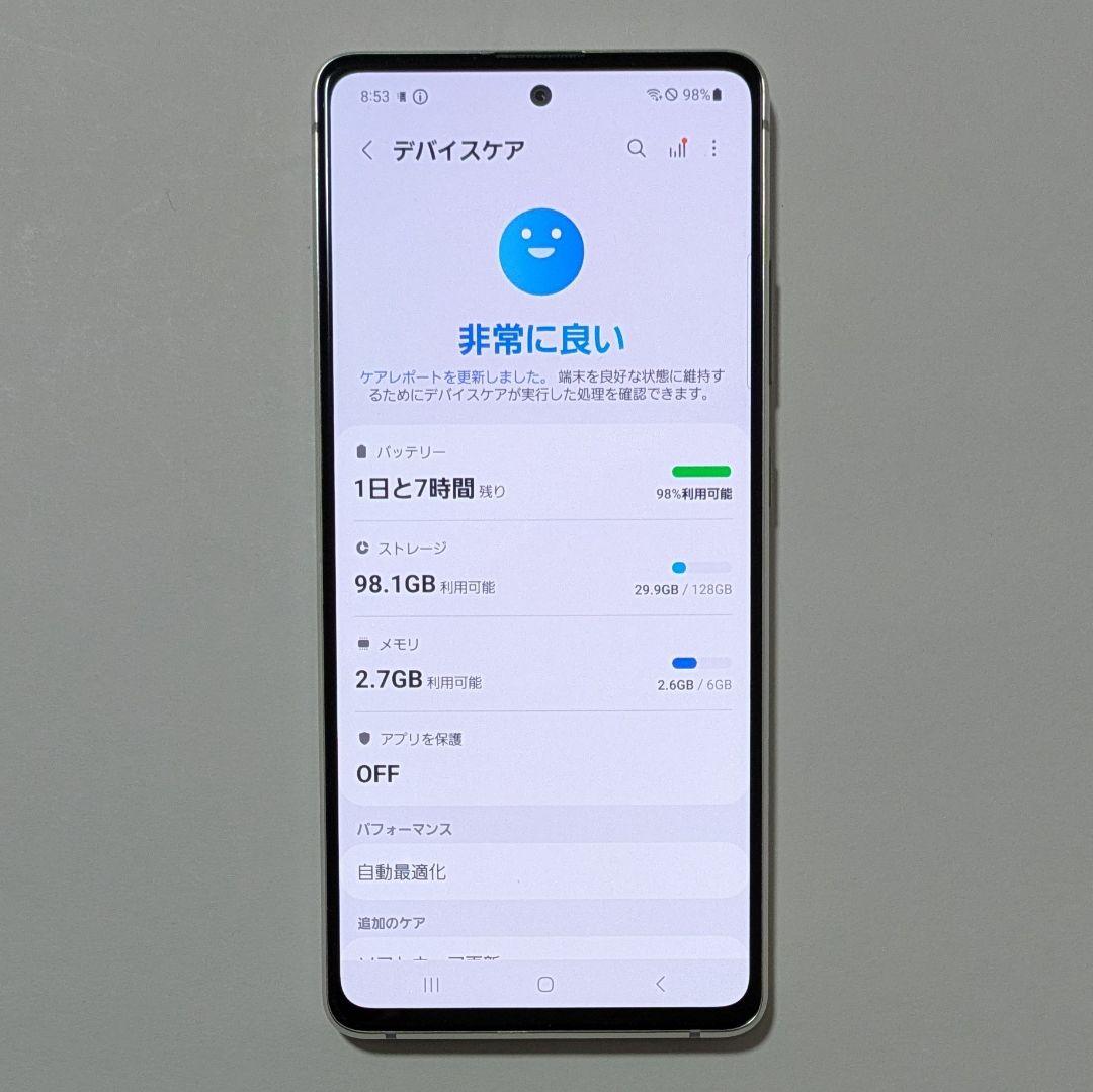 【概ね美品】Galaxy A51 5G SC-54A ドコモ SIMロック解除品