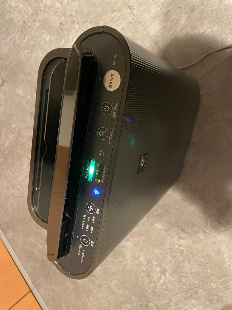 【美品】2021年製　SHARP 空気清浄機 KC-J50-H ダークグレー