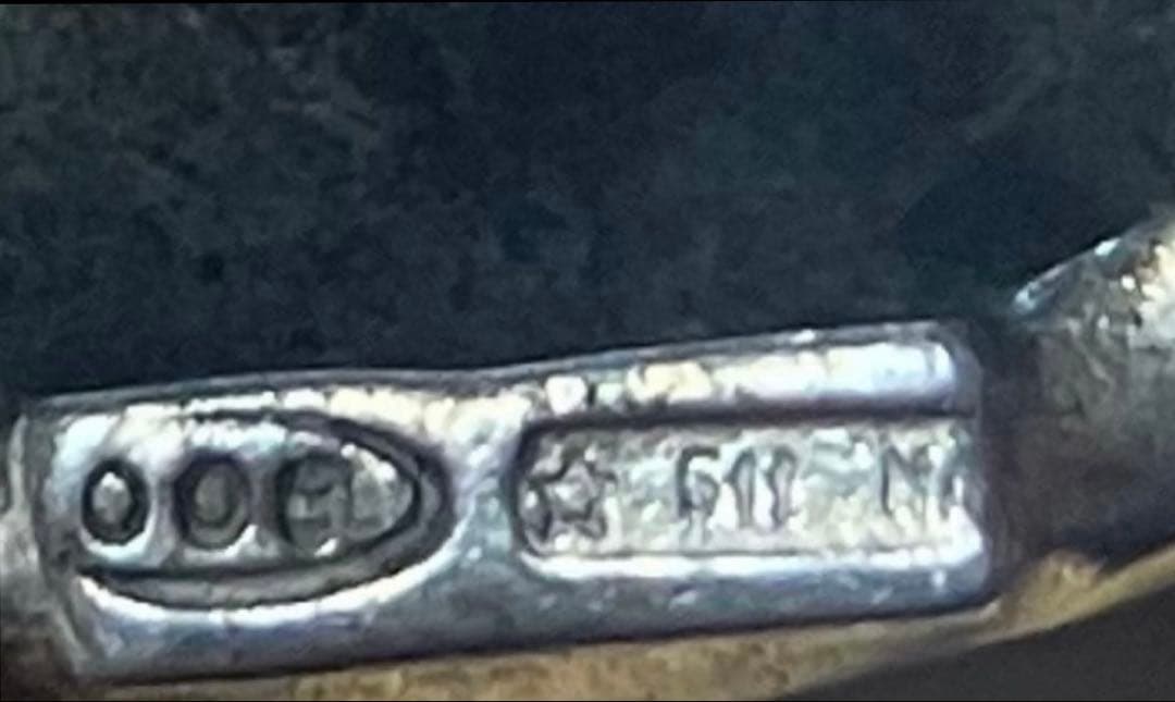 ロ・ゼニットRinkaイタリアナポリシェルカメオsilver800刻印あり