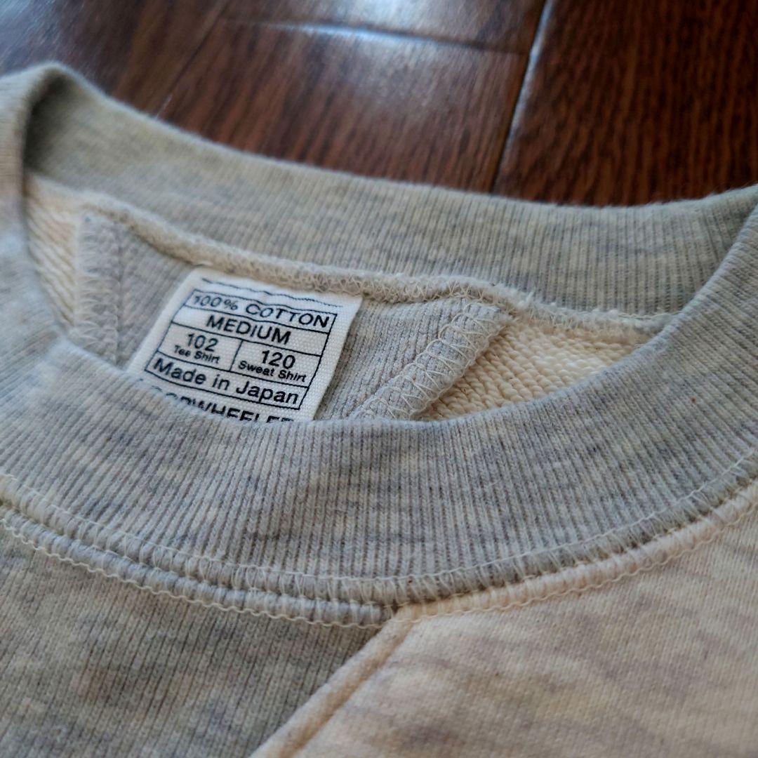 美品 ■日本製■ LOOPWHEELER 旧式吊り編み機仕上げスウェット M