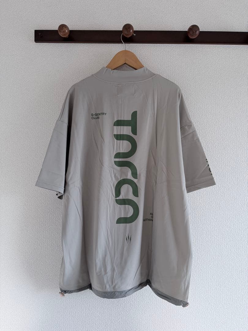 TNRCN HALF-ZIP TEE RUFFLOG サイズM