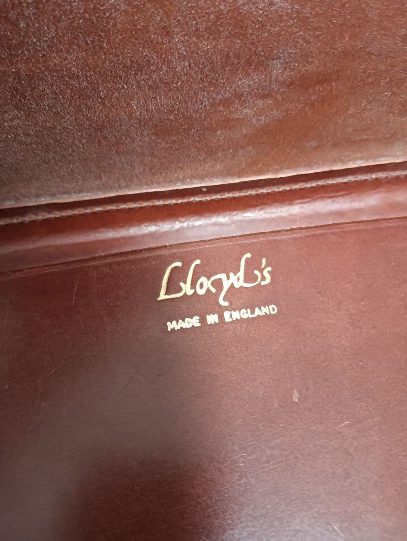 美品! 最高級!ロイズラゲッジLIoyd's肉厚ブライドルレザー ブリーフケース