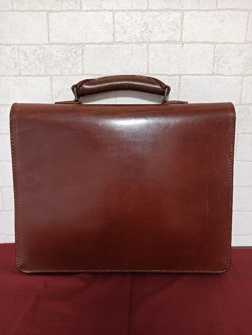 美品! 最高級!ロイズラゲッジLIoyd's肉厚ブライドルレザー ブリーフケース