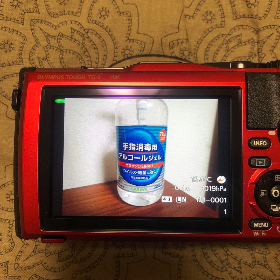 完品 OLYMPUS TG-5 防水カメラ PT-058 防水プロテクターセット