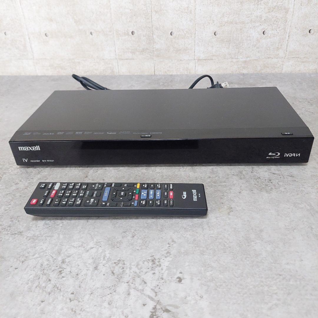 maxell 1TB 2チューナー ブルーレイレコーダー BIV-R1021 C
