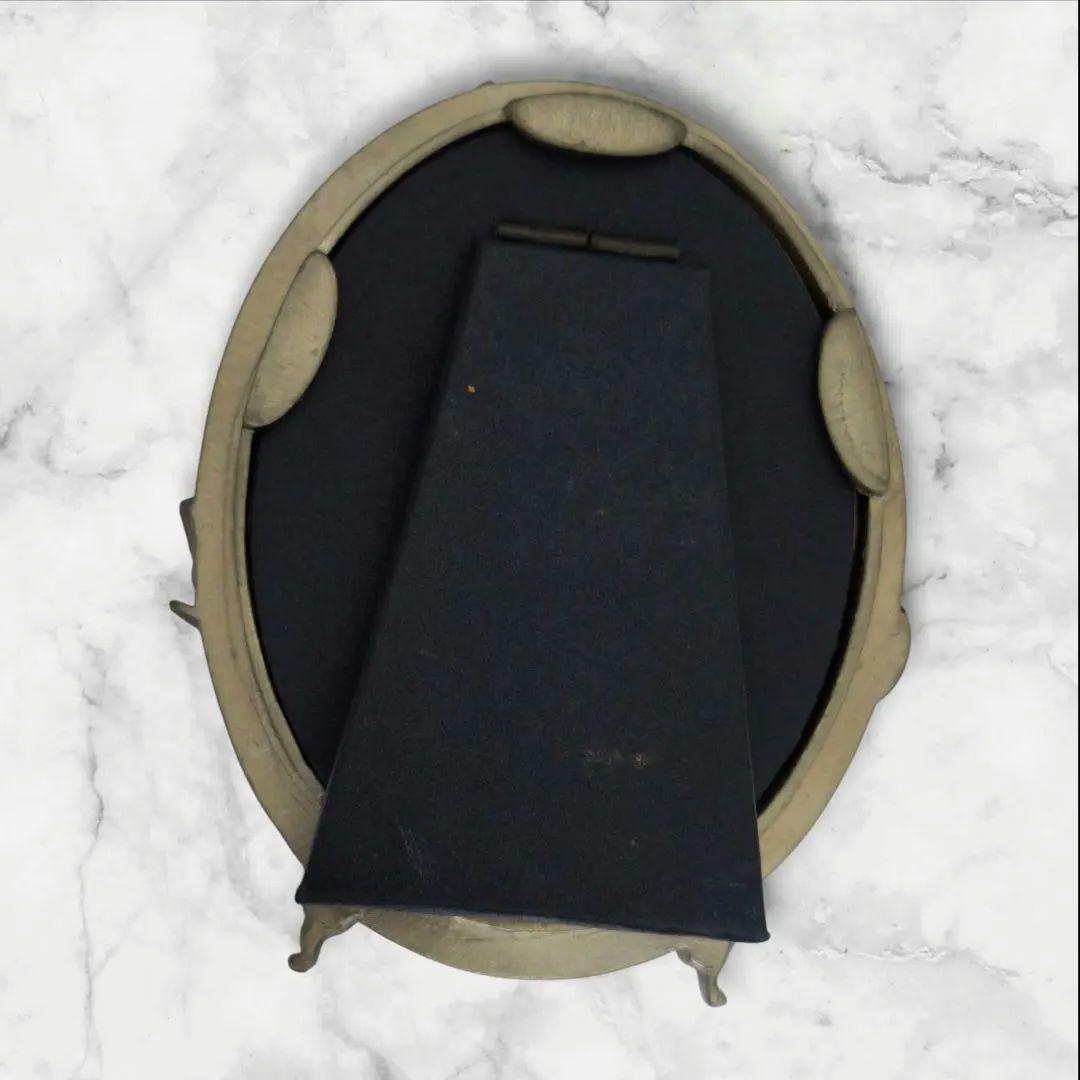 シーガル　ピューター　写真立て　Seagull　ミニフォトフレーム　楕円形