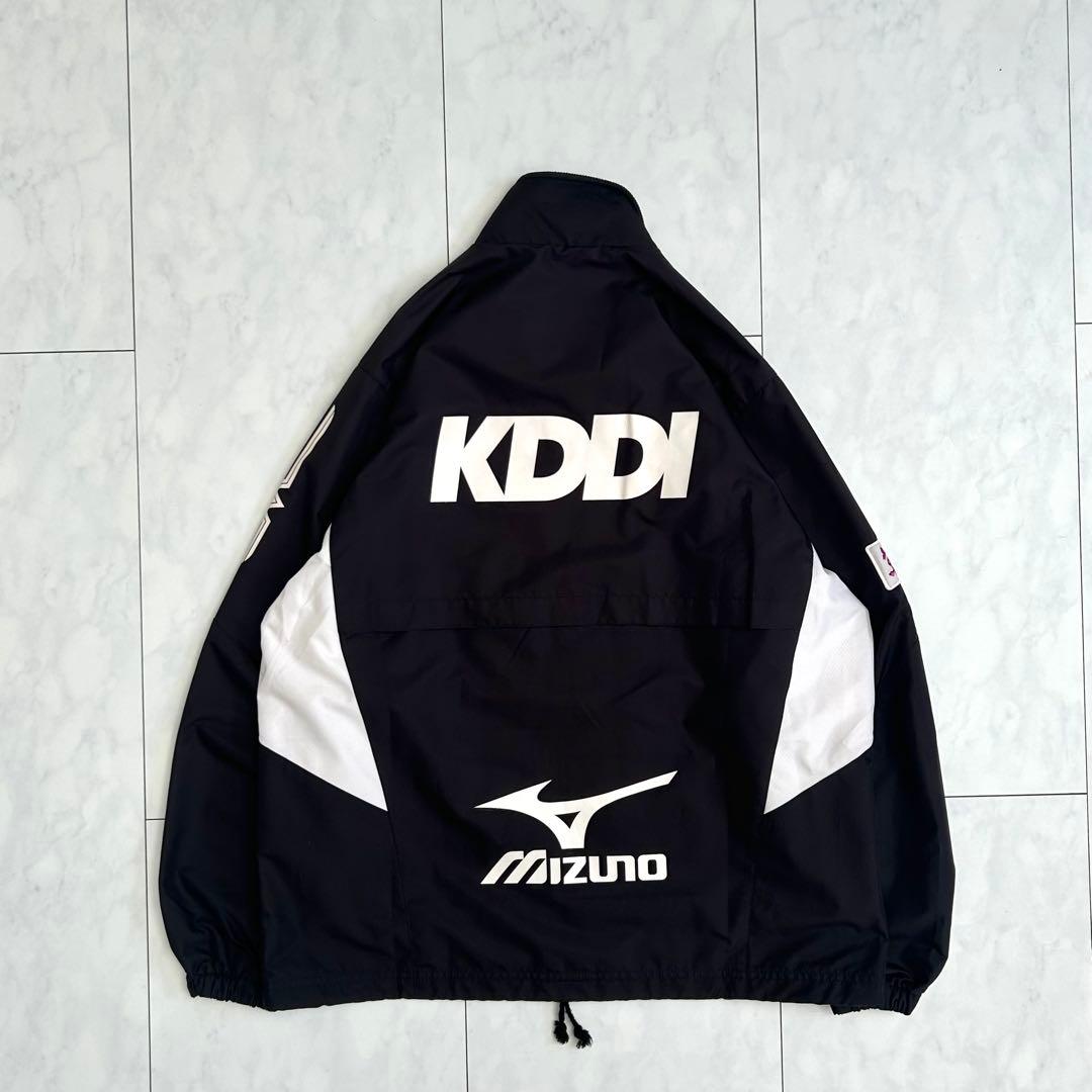 【非売品】ミズノ　ナイロンジャケット　選手支給品　京都パープルサンガ　00s L