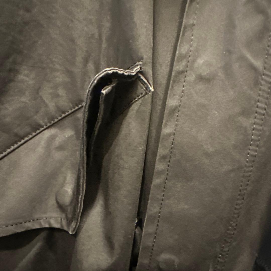 sacai メンズ　コットンモッズコート アウター ブラック　SCM-048