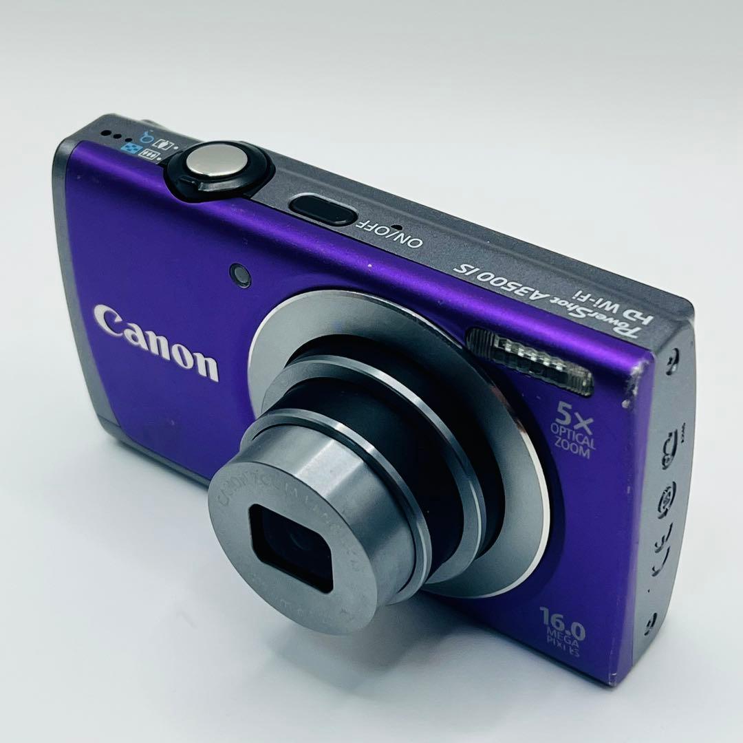Canon PowerShot A3500 IS パープル　コンデジ