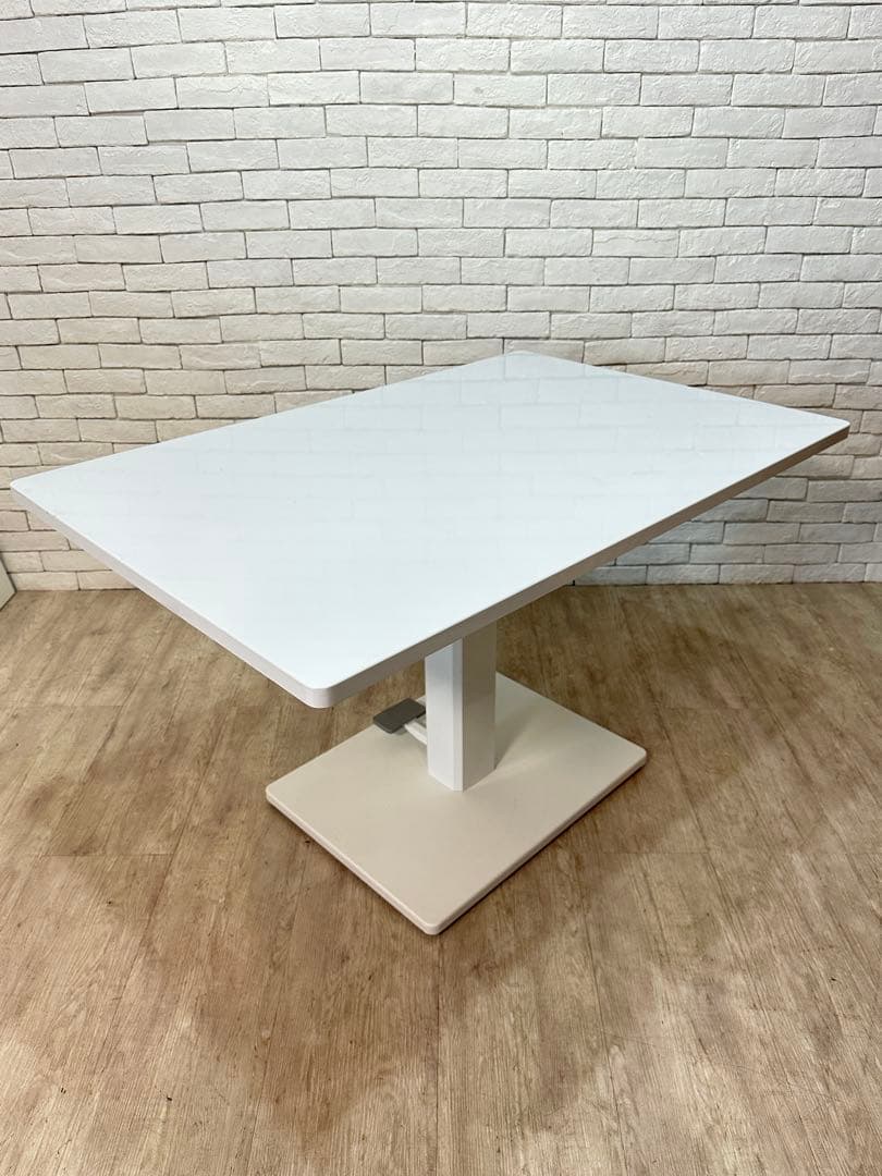 ②東京都内23区配送無料】昇降テーブル　ダイニング　センター　リビング　食卓