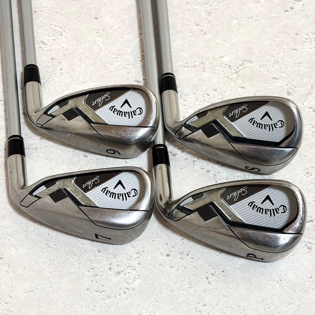 キャロウェイ ソレイユ アイアンセット 4本 レディース L カーボン