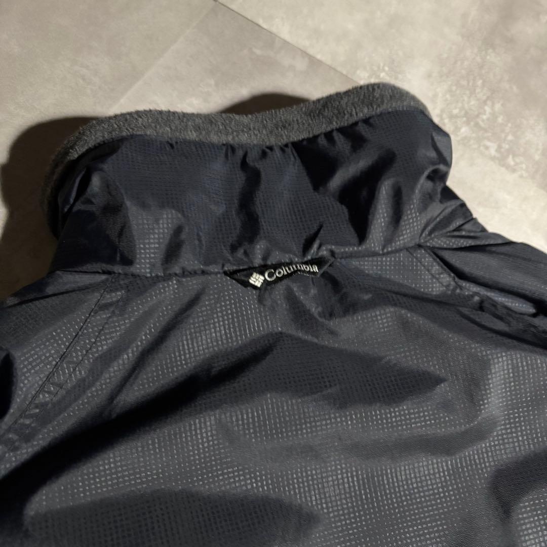 00s コロンビア Colombia パフジャケット　シェルドシンチラ型　黒