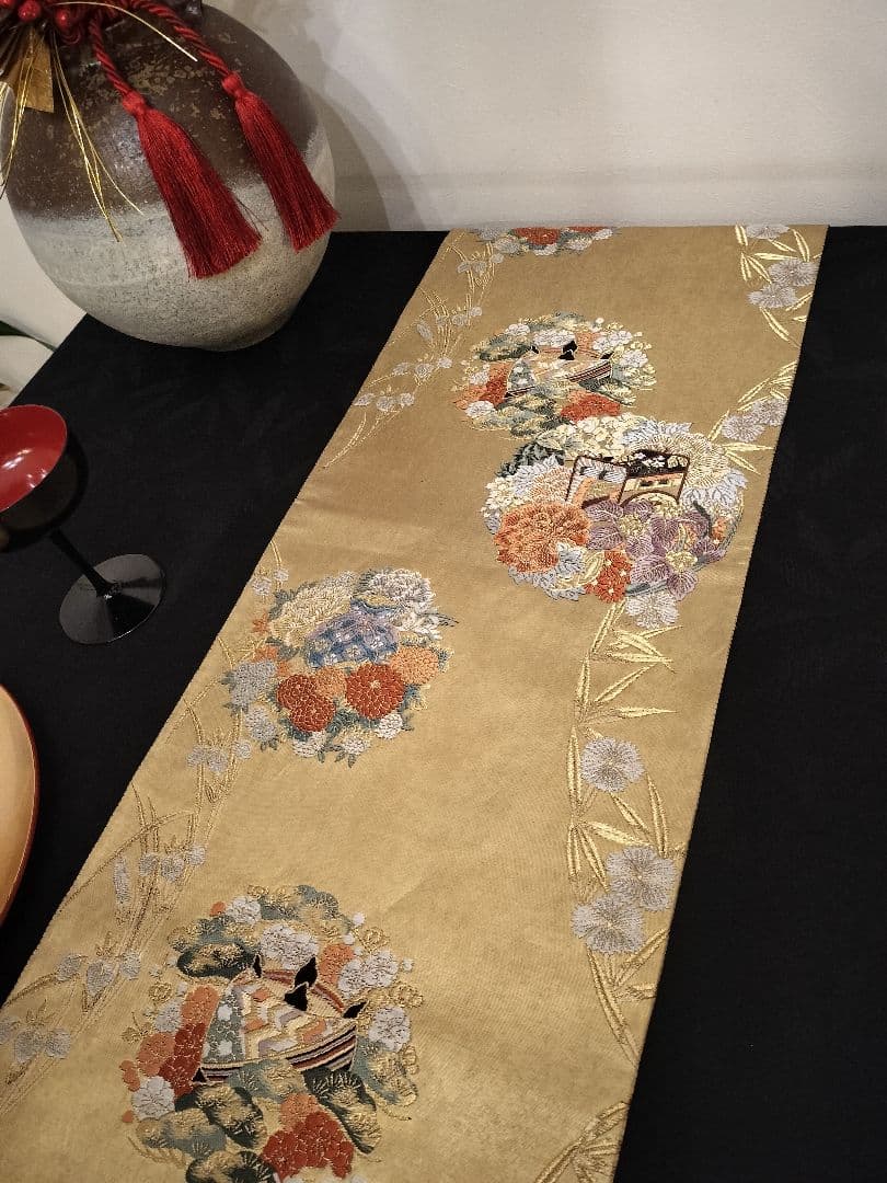 A935高級‼️逸品‼️ひな祭り‼️御所車‼️2m18cm