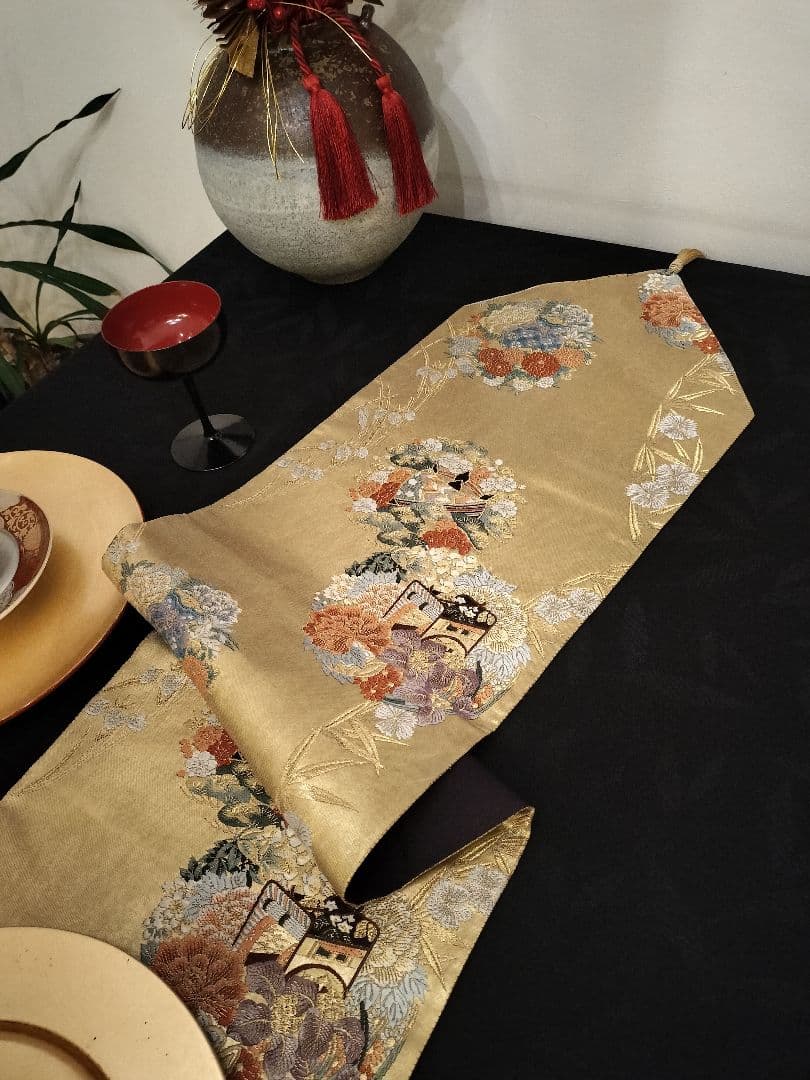 A935高級‼️逸品‼️ひな祭り‼️御所車‼️2m18cm