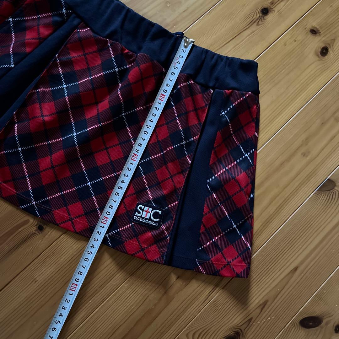 セントクリストファー バイザー　トップス　シャツ　スコート　3点セット　テニス