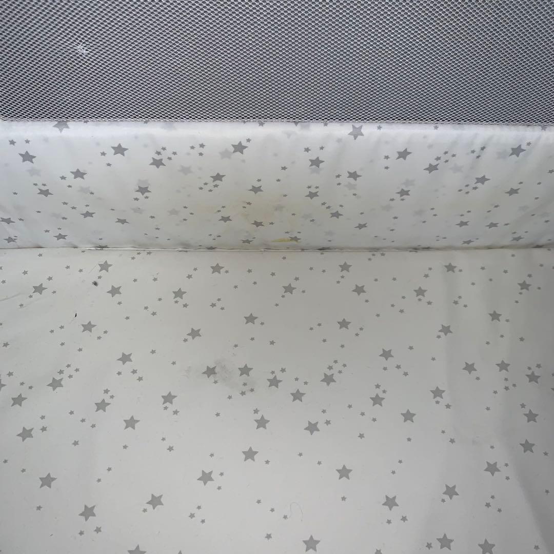 11h33 美品 HZDMJ ベビーベッド ベージュ25年 ４月購入