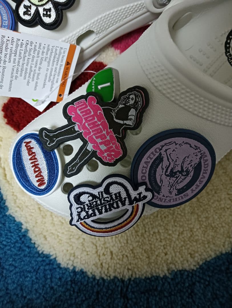 24cm ヒステリックグラマー madhappy crocs ホワイト