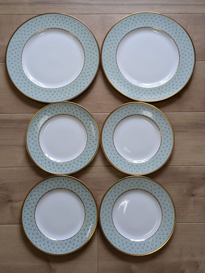 ウォーターフォード　英国製　フィッツパトリックグリーン　大皿2+中皿4　未使用品