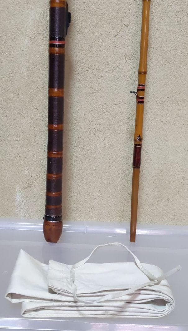 d411097カワハギ 2.1SIC13 根掘り糸巻き津軽塗