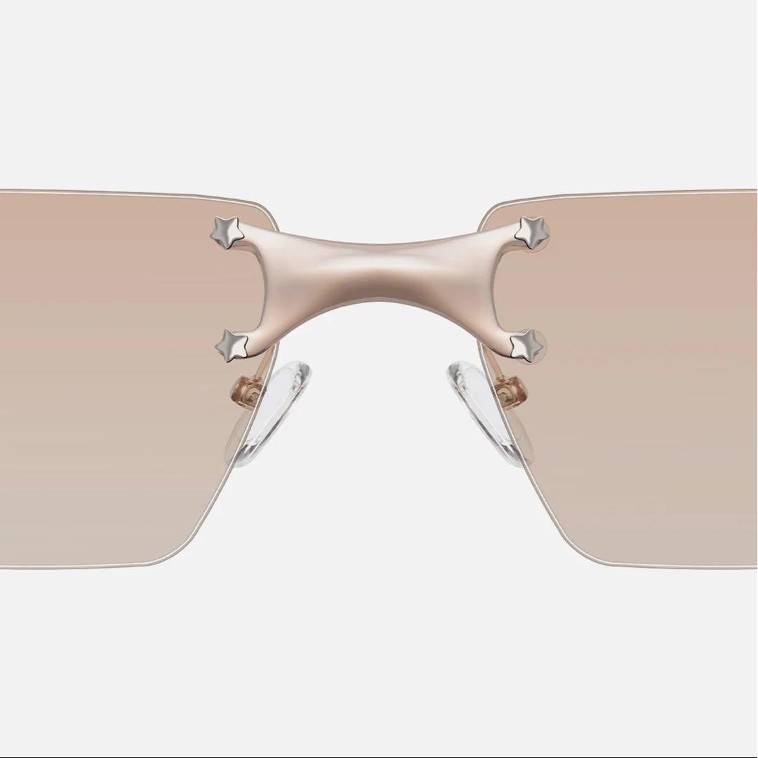 tijn リムレスメガネ