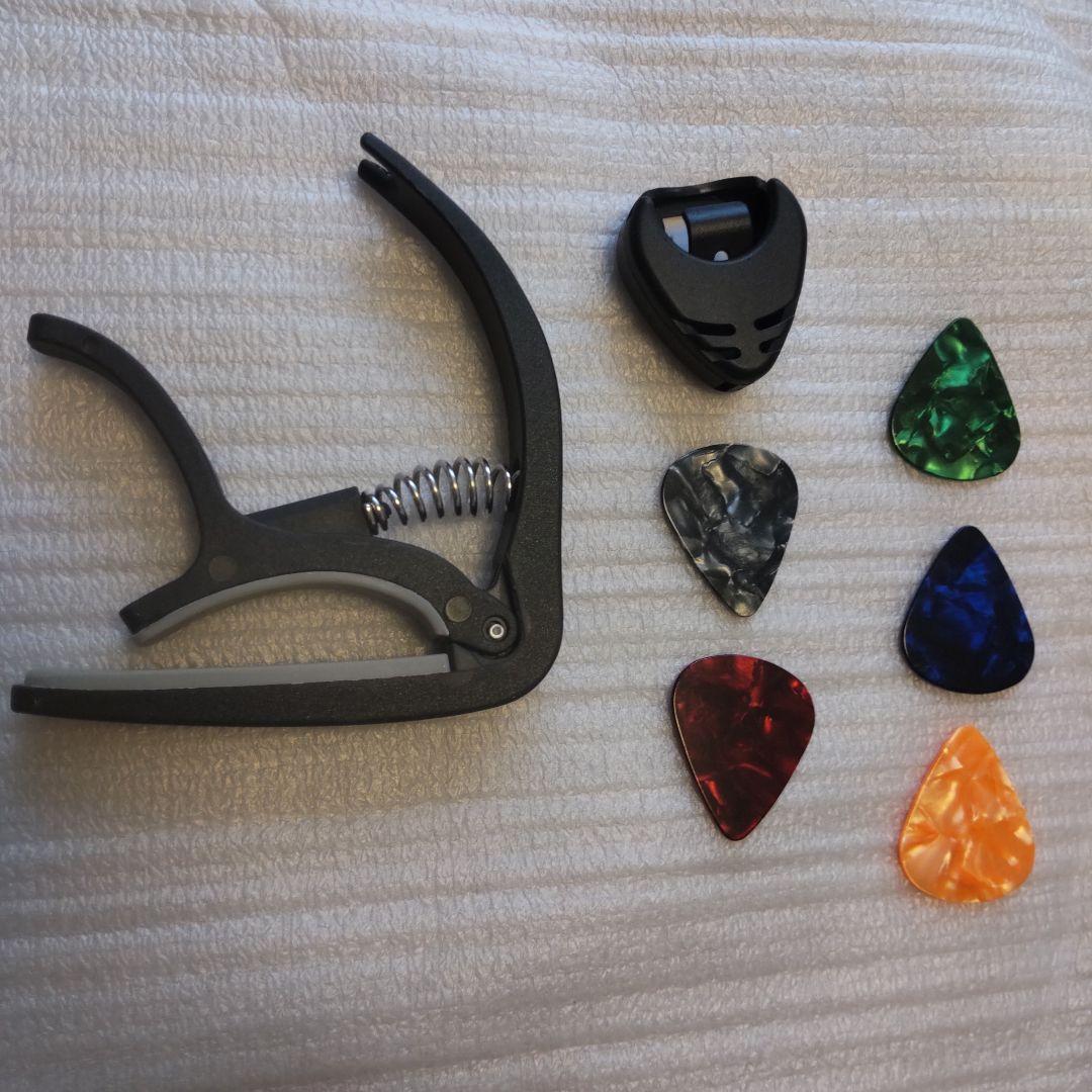 値下げ！EGIMA(日本製)アコースティックギター、W-170N 付属品付き