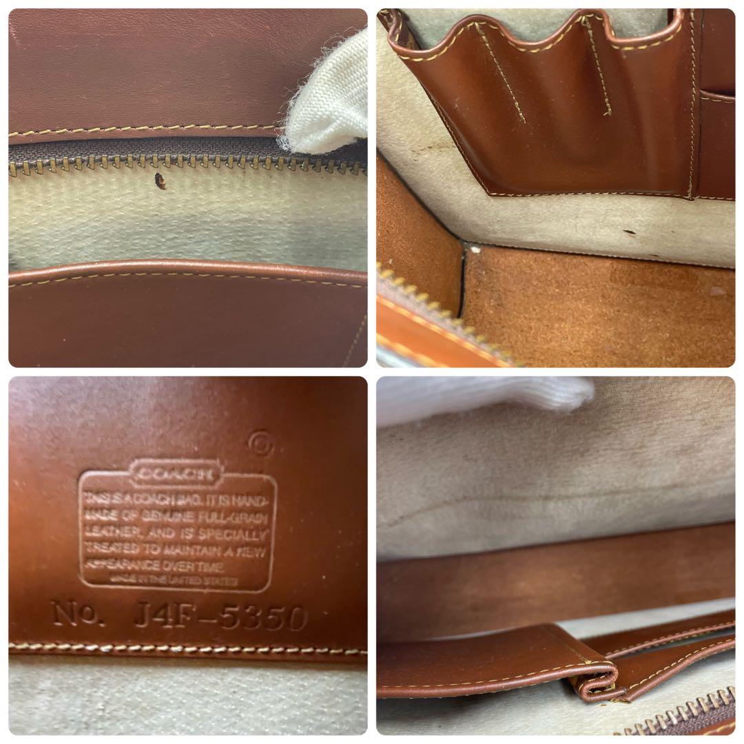 【希少】オールドコーチ レザー ビジネスバッグ 2way 80s USA製