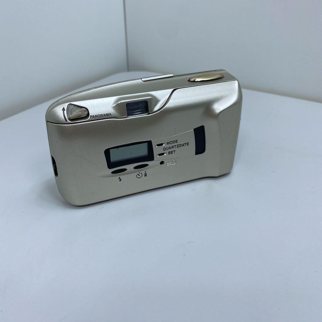 外観綺麗オリンパス μ-II シャンパンゴールド OLYMPUS　ミュー II