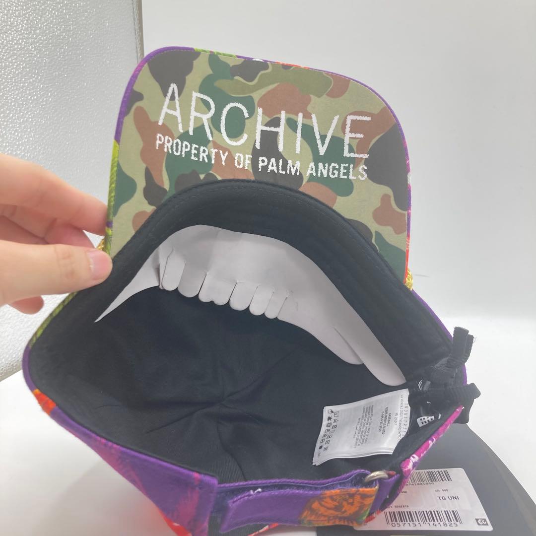 【新品タグ付】MONCLER × Palm Angelsキャップ 帽子 紫