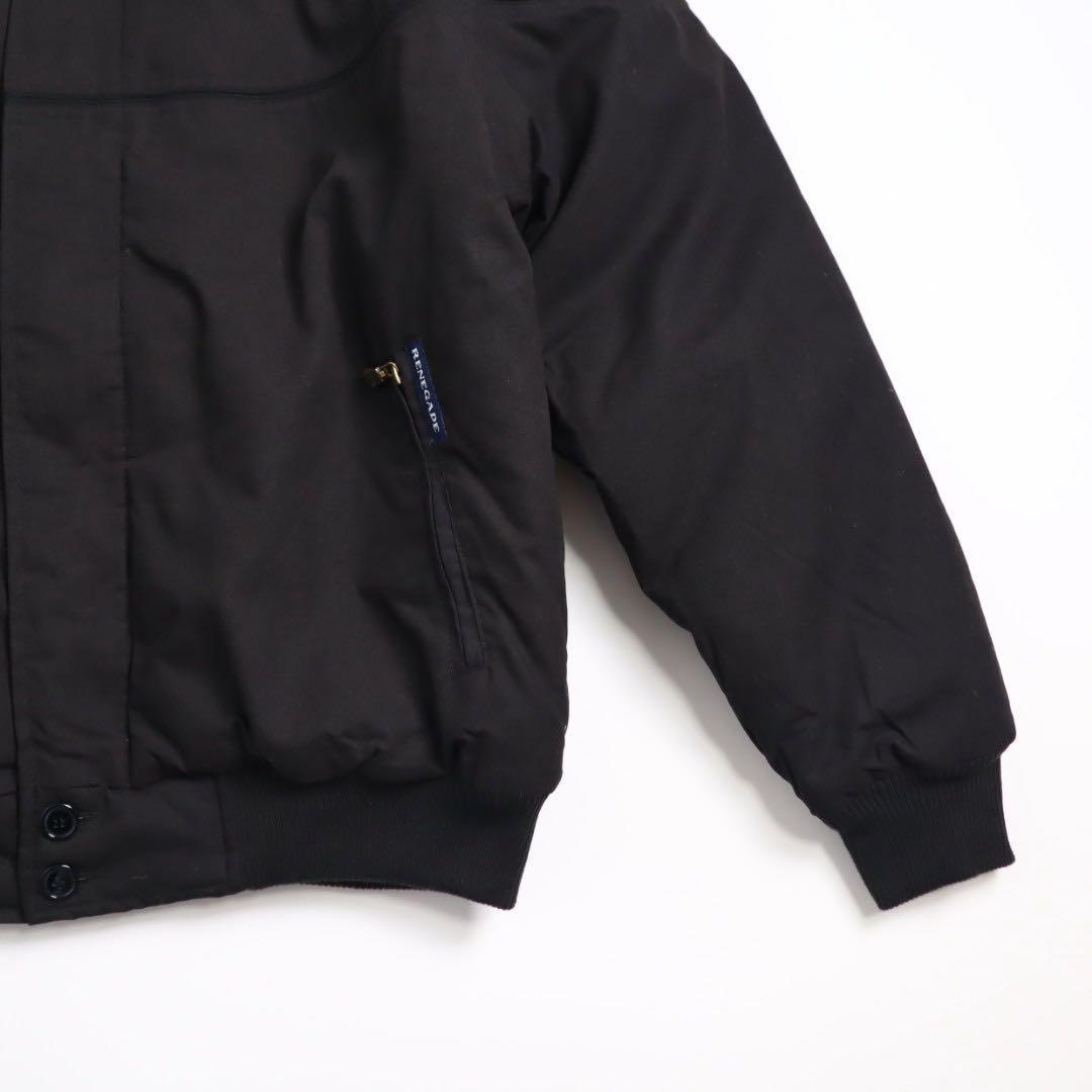 RENEGADE レネゲード 中綿 ダービージャケット ブラック
