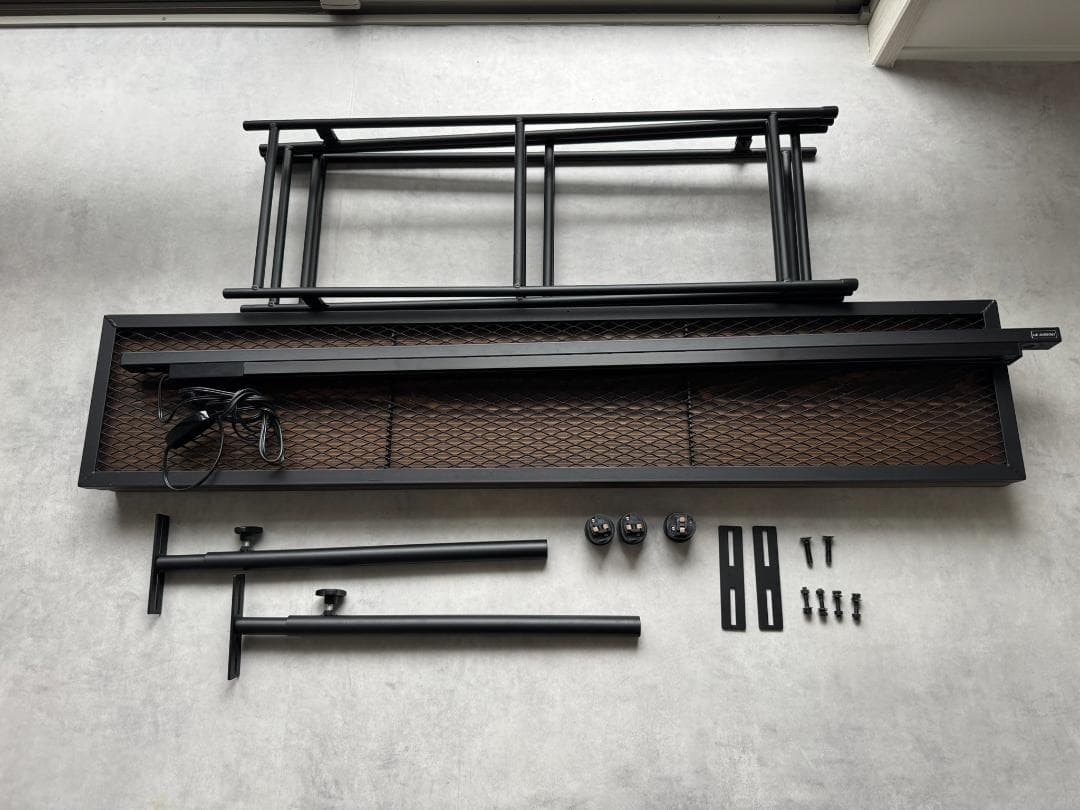 植物棚　アイアンシェルフ　ライトレールスタンド　育成ライト　アガベ