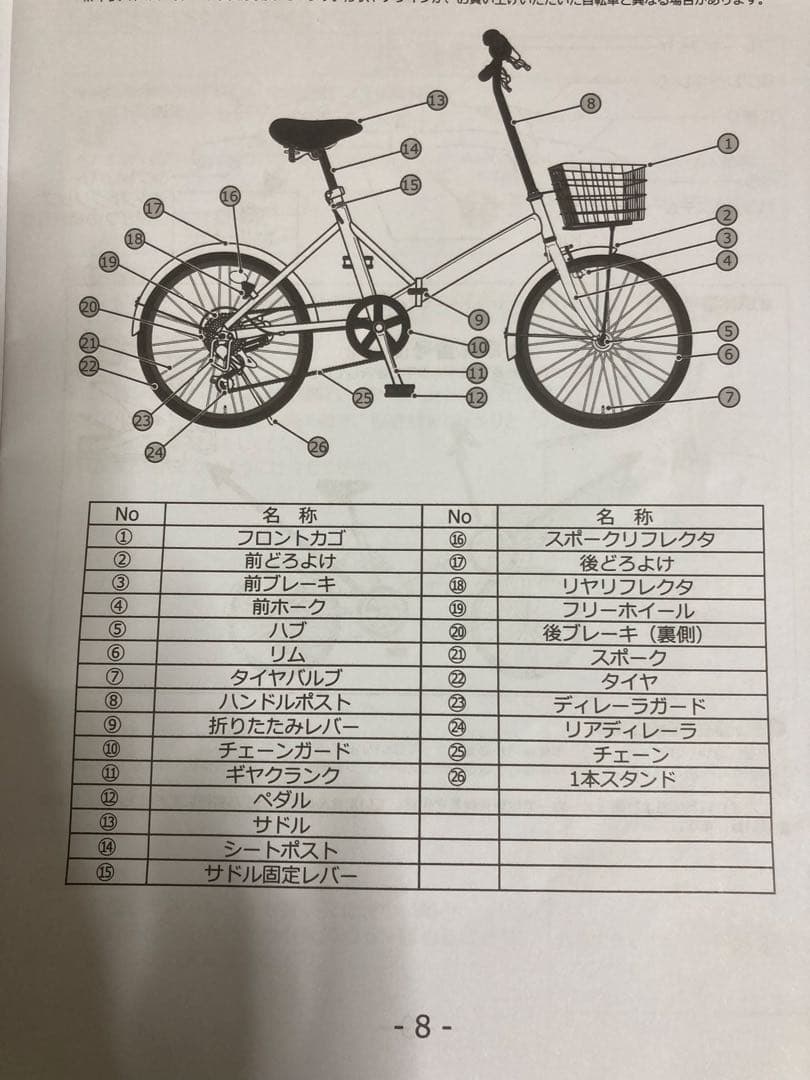 AIJYU CYCLE ノーパンクタイヤ 20インチ折りたたみ自転車　BLACK