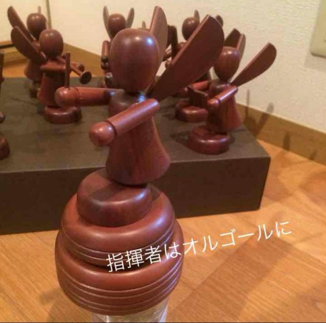 マエストロが回る天使のオーケストラ(オルゴール付き)☆NOEL 木製