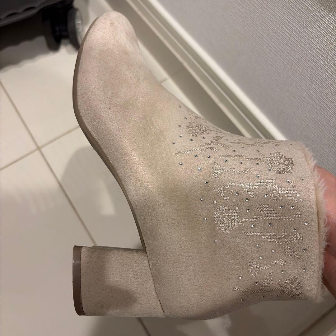 ★新品未使用★ANTEPRIMA クロスステッチショートブーツ