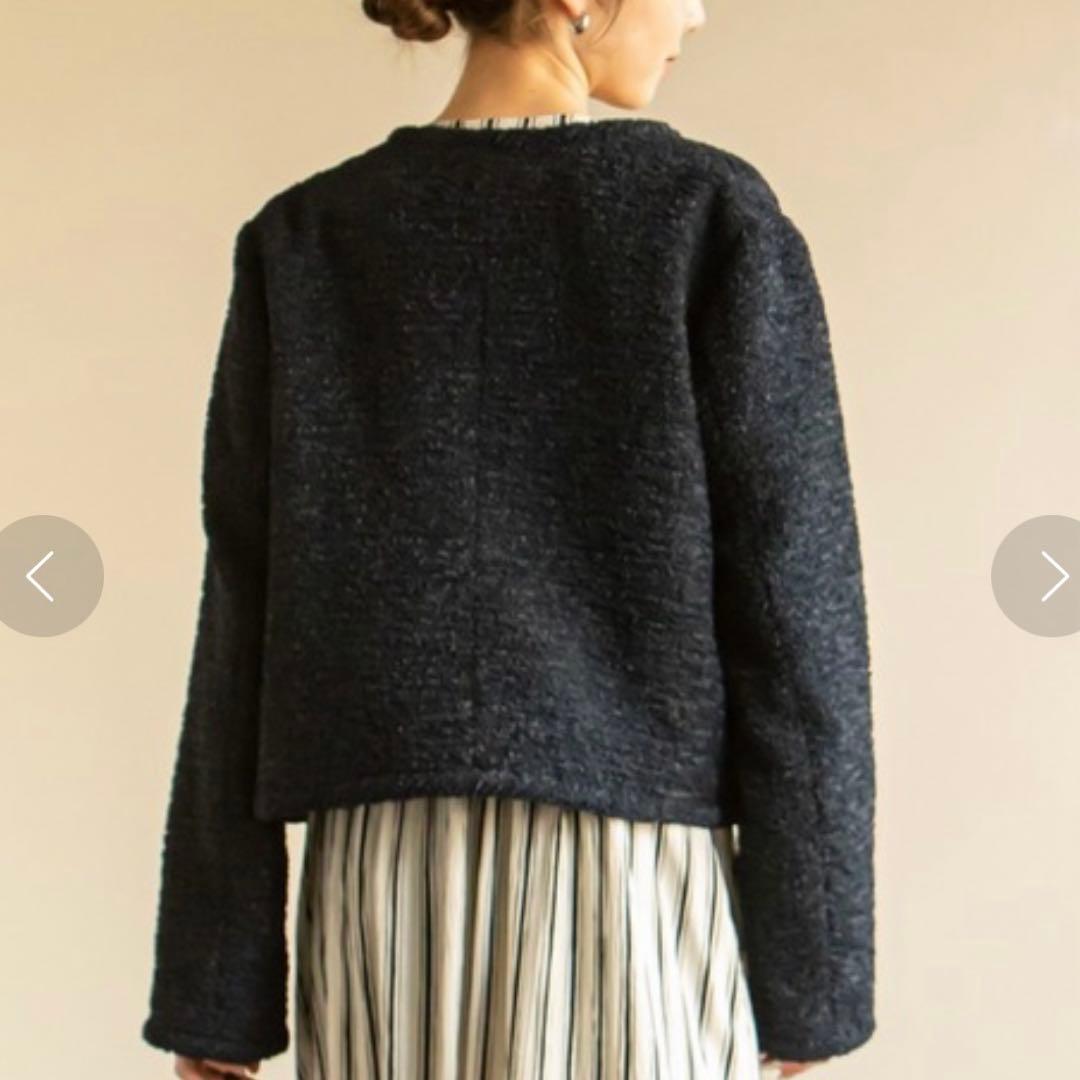 NOBLE ソフトツイードジャケット セレモニー