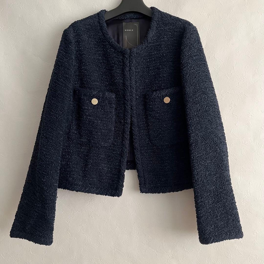 NOBLE ソフトツイードジャケット セレモニー