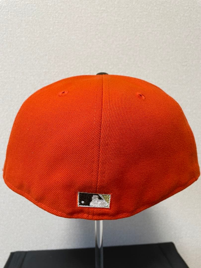 アスレチックス 59FIFTYオレンジ ワールドシリーズ記念 7 1/2 キャッ